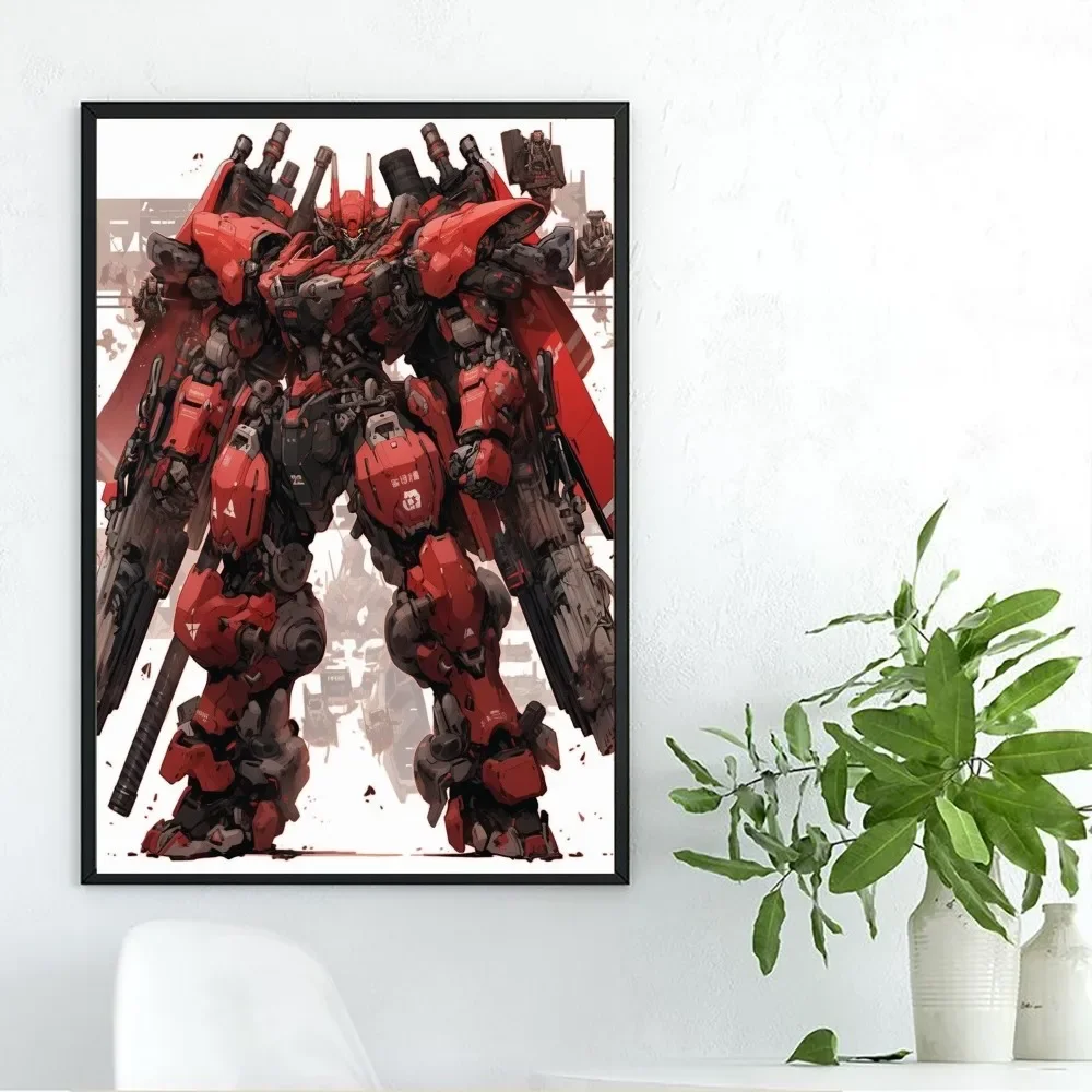 Armored Core VI Fires of Rubicon Game Poster Posters Kraft Paper Vintage Poster Wall Art Aesthetic 10 - Armored Core Merch