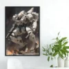 Armored Core VI Fires of Rubicon Game Poster Posters Kraft Paper Vintage Poster Wall Art Aesthetic - Armored Core Merch