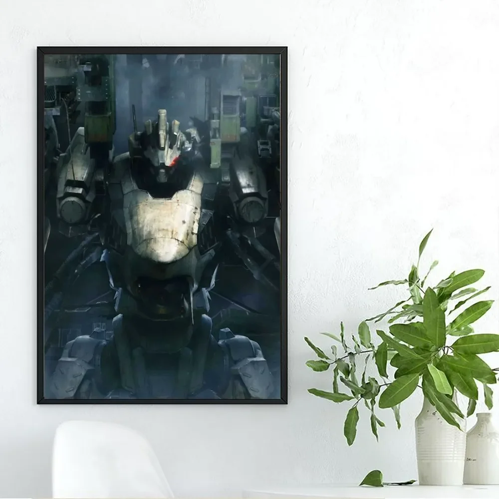 Armored Core VI Fires of Rubicon Game Poster Posters Kraft Paper Vintage Poster Wall Art Aesthetic 2 - Armored Core Merch