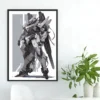 Armored Core VI Fires of Rubicon Game Poster Posters Kraft Paper Vintage Poster Wall Art Aesthetic 3 - Armored Core Merch