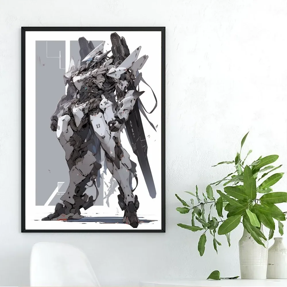 Armored Core VI Fires of Rubicon Game Poster Posters Kraft Paper Vintage Poster Wall Art Aesthetic 3 - Armored Core Merch