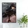 Armored Core VI Fires of Rubicon Game Poster Posters Kraft Paper Vintage Poster Wall Art Aesthetic 5 - Armored Core Merch