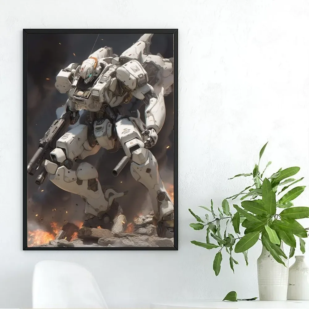 Armored Core VI Fires of Rubicon Game Poster Posters Kraft Paper Vintage Poster Wall Art Aesthetic - Armored Core Merch